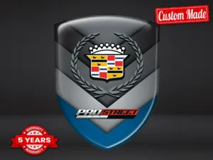 Cadillac Pegatina De Alta Resistencia Diseño Profesional Moderna Fuerte ST